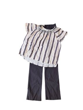 Stitch Fix Lot 2 Outfit Top Pants XL 12 Business Casual Career Tribal DanielRain